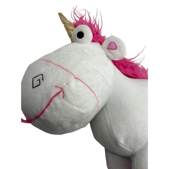 Fluffy Unicorn Plush 17” Despicable Me Minions Universal Studios - Picture 7 of 8